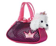 Aurora- Juguete de Peluche, Color Blanco y Rosa (5034566127104)