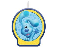 amscan- Blues Clues - Vela de cumpleaños, Multicolor (9913274)