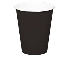 Folat B.V-Folat Tazas Desechables De Color Negro, (50630)