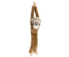 Wild Republic - Hanging Monkey, mono de peluche Saimiri, 51 cm (15256)