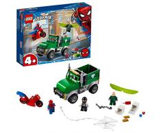 LEGO Super Heroes - Asalto Camionero del Buitre, Set de Construcción para Fans de Marvel, Recomendado a Partir de 4 Años, Incluye un Camión de Juguete y la Moto de Spider-man (76147)