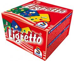 WDK Partner Starter Ligretto - Juego de Mesa, Color Rojo - Ligretto Rojo. Cartas
