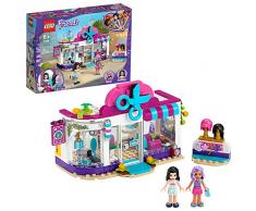 LEGO Friends - Peluquería de Heartlake City, Set de Construcción de Juguete con Accesorios y Pelucas, Incluye Muñecas de Emma y Nina, a Partir de 6 Años (41391)