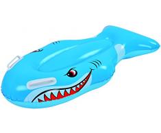 Saica Tiburón Hinchable para Uso en Playa y Piscina. Fashion Float. Fun, Unisex, Azul, Estándar