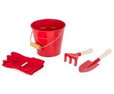 Small Foot 10837 - Herramienta de jardín para niños en el Cubo