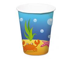 Generique - Vasos de Sirena (350 ml, 4 Unidades)