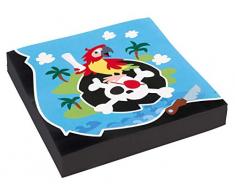 amscan 20 servilletas Pirata, Color diseño: (9902122)