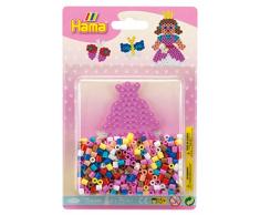 Hama 10.4181 Princess - Juego de Cuentas para Mosaico (tamaño pequeño), diseño de Princesas