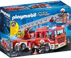 Playmobil- Camión de Bomberos con Escalera Juguete, (geobra Brandstätter 9463)