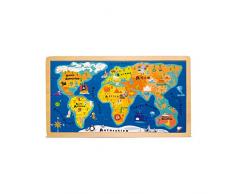 Small Foot by Legler – 4240 Marco Puzzle Mapa del Mundo