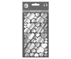 Pegatinas de espejo, de vidrio acrílico, autoadhesivas. , color/modelo surtido