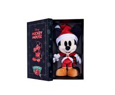 Simba 6315870305 Mickey Mouse Santa, Edición de Diciembre, Exclusivo de Amazon, Peluche 35 cm en Caja de Regalo, Especial, Edición Limitada, Suave Juguete para Niños Desde el Nacimiento