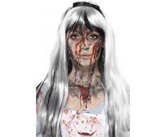 SmiffyS 44731 Kit De Zombi Con Látex Líquido, Varios Colores Cajas De Maquillaje Y 4 Esponjas, Multicolor