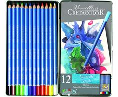 CRETACOLOR – Marino lápices acuarelables Juego de 24 de Madera
