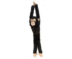 Wild Republic - Hanging Monkey, mono de peluche chimpancé, 51 cm (15260)