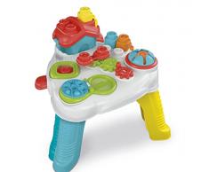 Clementoni-Clemmy Texturas, Mesa educativa bebé, a Partir de 10 Meses (17704), Multicolor, One Size