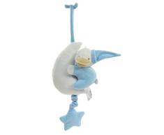 Kögler- Peluche Musical, Pato con Luna en Azul, Aprox. 46 x 17 cm, Suave y acogedora Ayuda a Dormir del bebé, Reproduce una melodía Relajante, Ideal para la Cama y el Cochecito, Color (20321)