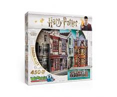 Wrebbit 3D-El Callejón Diagón Puzzle 3D, Multicolor (W3D-1010)