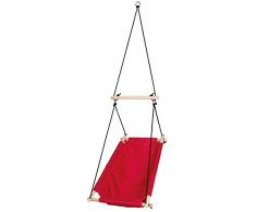 roba Columpio Infantil 2 en 1 - Hamaca para Bebé - 0 a 6 Años - máx. 30 kg - Silla Colgante para Niños - Rojo