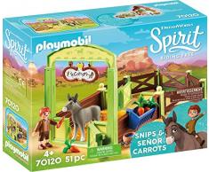 Playmobil- Establo Trasqui y Señor Zanahoria Juguete, (geobra Brandstätter 70120)