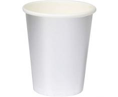 Folat B.V.-Folat Tazas Desechables De Color Metálico Plata, (50691)