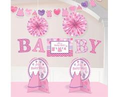 Amscan – 281489 con amor niña Kit de decoración de mesa