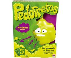 Juegos Mattel- Mattel Games Disney Pedorretas, juegos de mesa para niños, Color verde (DRY35)