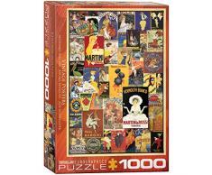 EuroGraphics 6000-0769 - Puzzle (1000 Piezas), diseño Vintage de pósteres