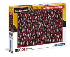 Clementoni- Puzzle 1000 Piezas Impossible La Casa de Papel (39527.9)