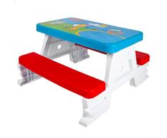 COLORBABY 77426 - Fisher-Price mesa de picnic para niños, Mesa y silla de aprendizaje para niños, Escritorio infantil, mesa de dibujo, mesas y sillas infantiles, Mesa infantil, Mesas infantiles