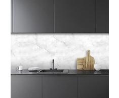 Panel protector antisalpicaduras cocina adhesivo de pared Fantasia marmol 180 x 60 cm 100% made in Italy con tinta no tÃ²xica, ignÃ¬fuga y resistente al agua