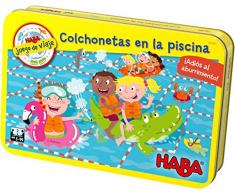 HABA- Juego de Mesa, Colchonetas en la Piscina, Multicolor (Habermass H304921)