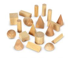 Learning Resources Bloques geométricos de Madera (Set de 19)