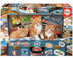 Educa 200 piezas, puzzle infantil Gatitos Viajeros, color variado (18065) , color/modelo surtido