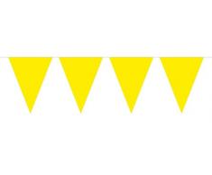 Folat, Decoraciones de fiesta de 10 metros de cadena de banderín con 15 banderas, amarillo