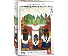 EuroGraphics Festival de Las Flores Diego Rivera Puzzle (1000 Piezas, Multi-Color)