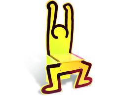 Vilac 48 x 23 x 72 cm Keith Haring Silla (Amarillo)