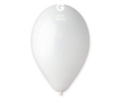 Gemar Globos de látex 10 Color Blanco Pastel conf.Piezas de, g90/11 