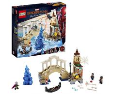 LEGO Marvel Super Heroes - Ataque de Hydro-Man, Juguete de Construcción de la Película Spider-Man Lejos de Casa, Incluye Minifiguras de MJ, Peter Parker y Mysterio (76129)