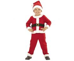WIDMANN Disfraz de Papá Noel Boy s 0 ? 9 m Padre Navidad Disfraz