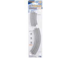 TomyTEC 017967 – Cama Sistema de Rieles, 4 Curvada, Radius 140 mm