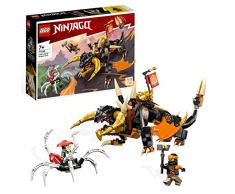 LEGO 71782 Ninjago Dragón de Tierra EVO de Cole, Animal de Juguete para Niños y Niñas, Figura de Escorpión, Juego de Acción con Mini Figuras Ninja