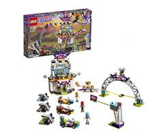 LEGO Friends - Día de la Gran Carrera, Juguete de Karts para Niñas y Niños de 7 a 12 Años con Mini Muñecas, Incluye Podio, Trofeos y Accesorios (41352)