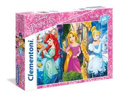 Clementoni - Maxi Puzzle de 60 Piezas Princess (26416)