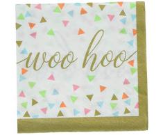 Amscan International – 701926 servilleta bebidas mdct-printedbn MD ct confeti diversión
