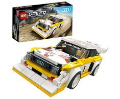 LEGO Speed Champions - 1985 Audi Sport quattro S1, Juego de Construcción de Coche de Carreras de Juguete, Incluye Minifigura del Conductor (76897)