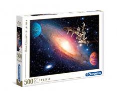 Clementoni- Puzzle 500 Piezas Estacion Espacial Internacional (35075.9)