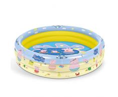 Mondo- Piscina 3 Anillas Peppa Pig, Multicolor, 16642