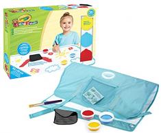 Crayola- Mini Kids, Tapete para Pintar, Maxi superficie reutilizable para pintar con Témperas Lavables, edad 36 Meses +, 81-1486