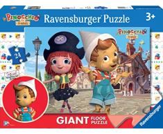 Ravensburger-Pinocchio Pinocho, Puzzle 24 Giant Suelo, Edad Recomendada 3 +, Multicolor (03124 5)